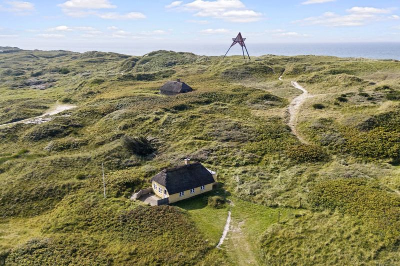 Lille sommerhus ved Vesterhavet